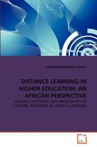 Distance Learning in Higher Education