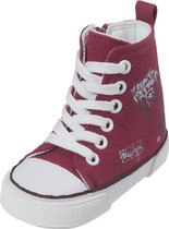 Playshoes sneakers rood hoog