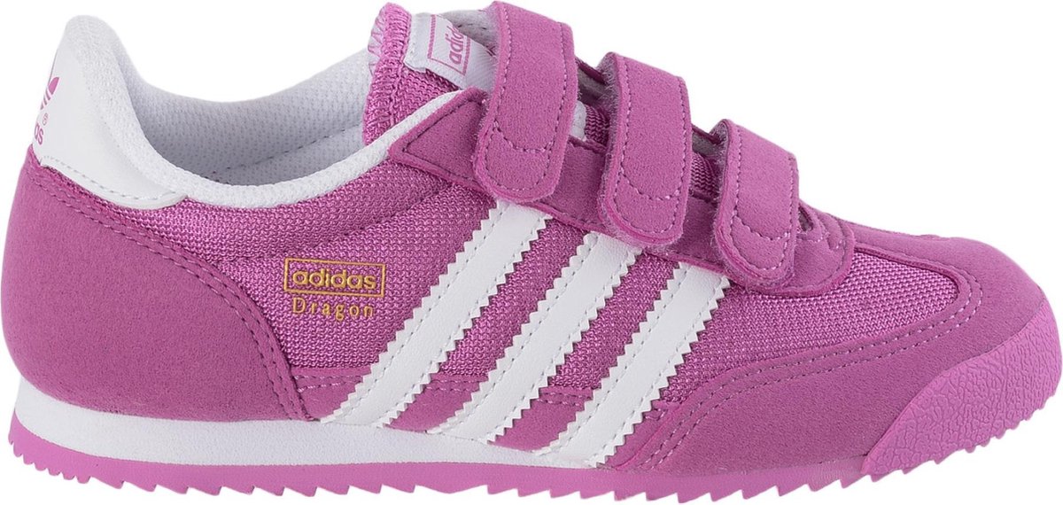 adidas Dragon CF - Sportschoenen - Unisex - Maat 33 - Roze/Wit | bol.com