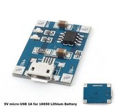 1 pièce - 5V Micro USB 1A 18650 Module de carte de charge de batterie