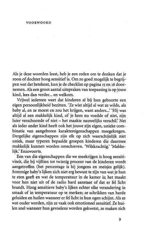 Het hoog sensitieve kind