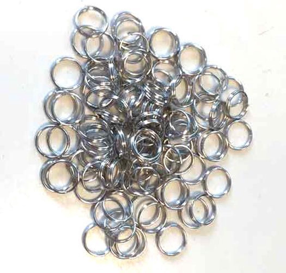 Split ringen - 12mm – Zilver – 100 Stuks Value Pack
