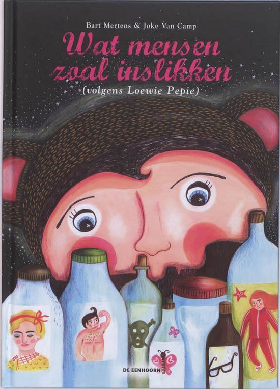 Cover van het boek 'Wat mensen zoal inslikken (volgens Loewie Pepie)'