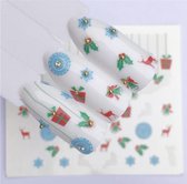 Kerst Nagelstickers - Kerstmis Nagel Stickers  - Christmas Nail Art - Nagel Decoratie - Nagelversiering - Nageldecoratie - 3D Nail Vinyls - French Manicure Stickers - kado