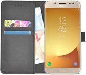 Samsung Galaxy J5 2017 Hoesje Wallet Bookcase effen Wit