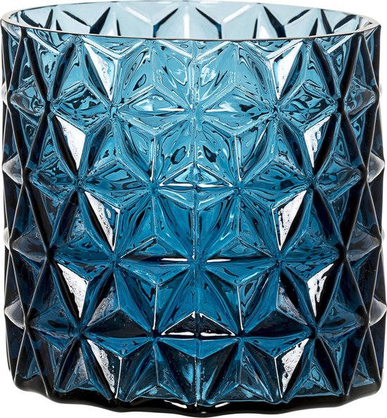 maagd Parameters trommel Bloomingville - Bloempot - Glas - Blauw | bol.com