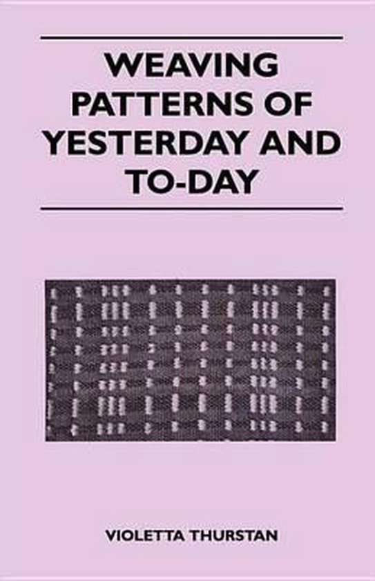 Weaving Patterns of Yesterday and Today - cover