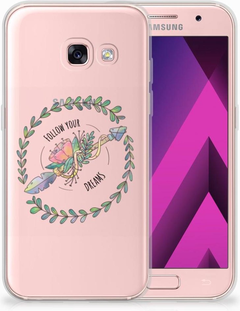Samsung Galaxy A3 2017 Telefoonhoesje met Naam Boho Dreams