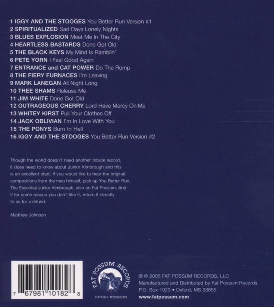 Kimbrough, Junior Sad Days Lonely Nights