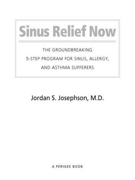 Sinus Relief Now (ebook), Jordan S. Josephson 9781440624919 Boeken