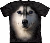 Honden T-shirt Siberische Husky hond voor volwassenen S