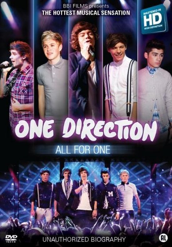Cover van de film 'One Direction - All For One'