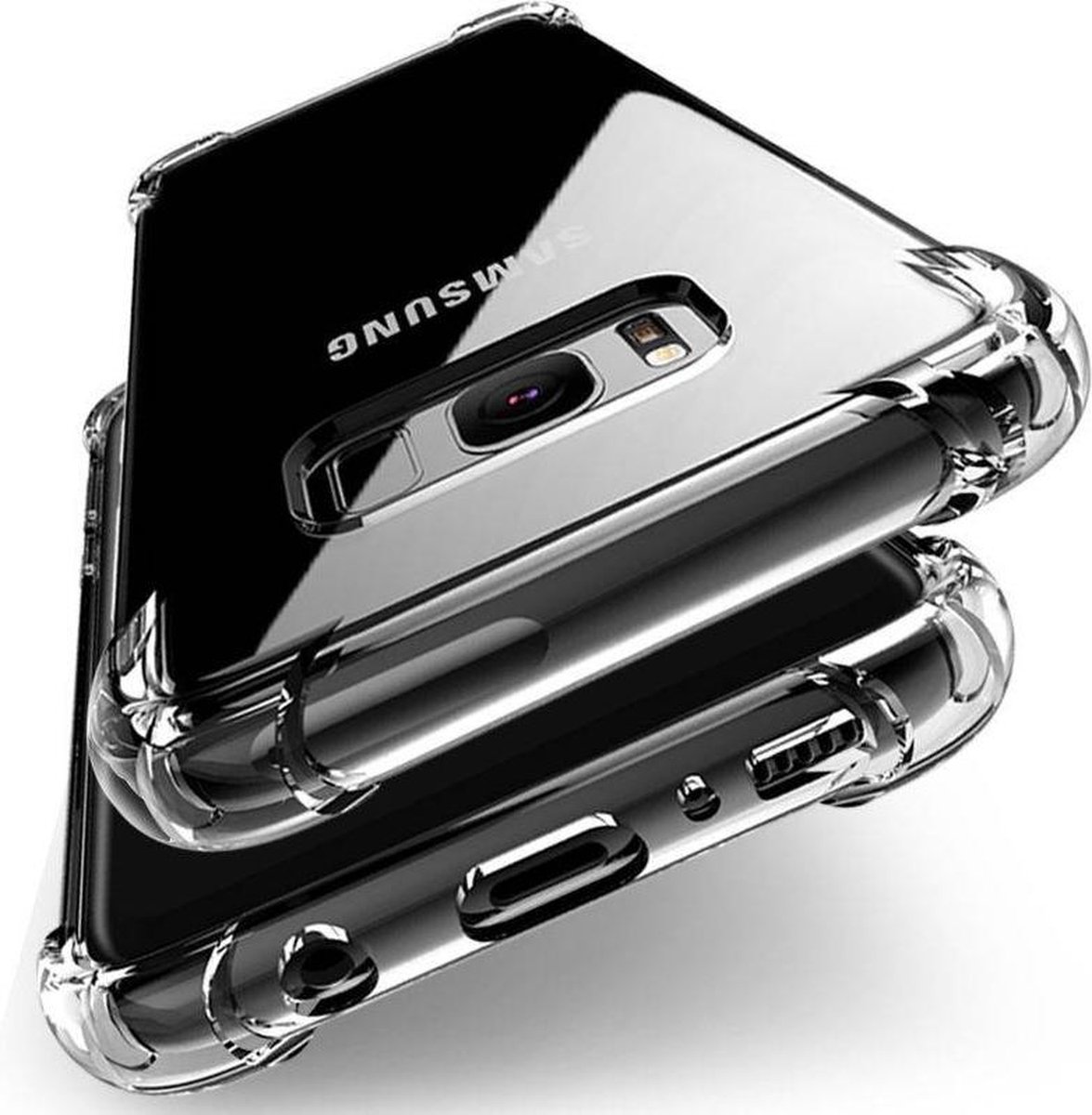 Transparant TPU Hoesje met versterkte randen voor Samsung Galaxy S8