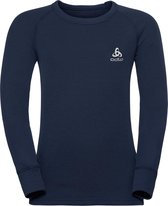 Odlo Suw Top Crew Neck L/S Active Originals Sportshirt Kinderen - Diving Navy