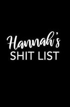 Hannah's Shit List