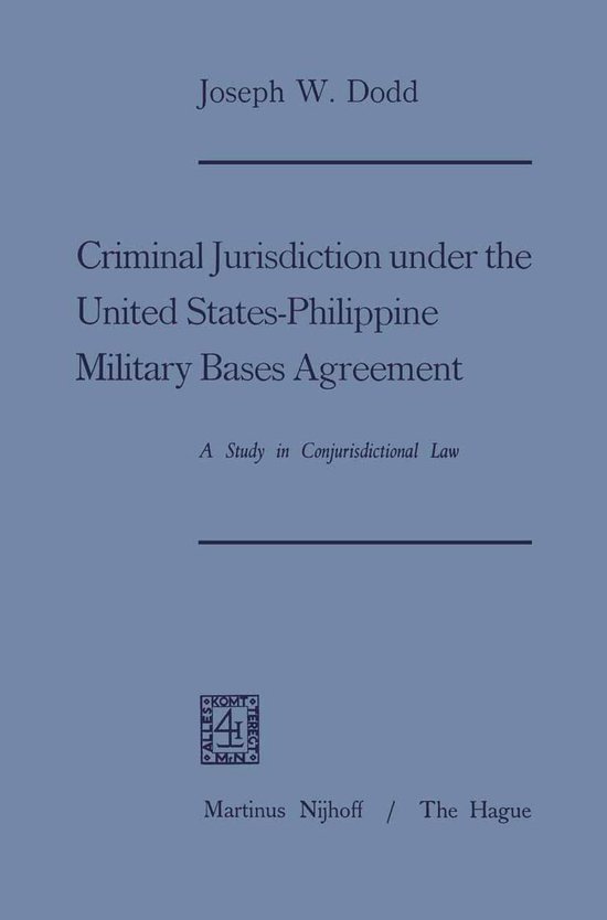 Law and Criminology (R0) - Criminal Jurisdiction under the U ... - cover