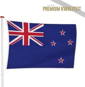 Nieuw-Zeelandse Vlag Nieuw Zeeland 150x225cm - Kwaliteitsvlag - Geschikt voor buiten