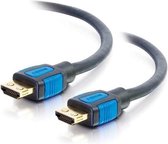 Cables To Go C2G 82380 HDMI kabel 3 m HDMI Type A (Standaard) Zwart, Blauw