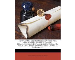 Nouveau Manuel de M Decine V T Rinaire Homoeopathique