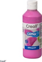 Creall - Glitterverf - Roze 250 ml - Voor kinderen vanaf 4 jaar