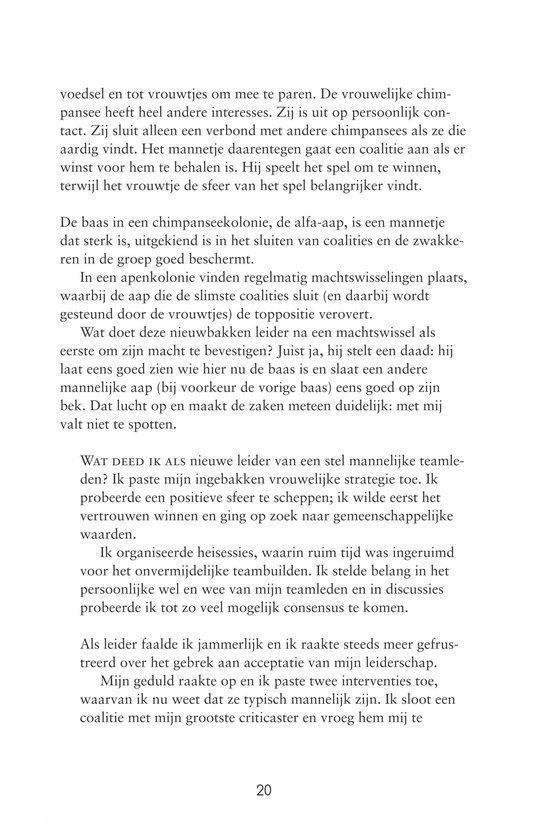 Vrouw op de apenrots