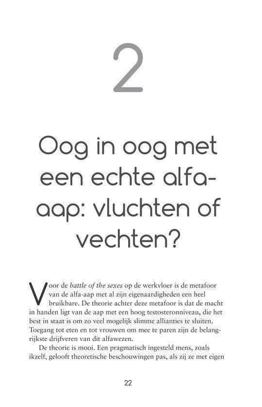 Vrouw op de apenrots