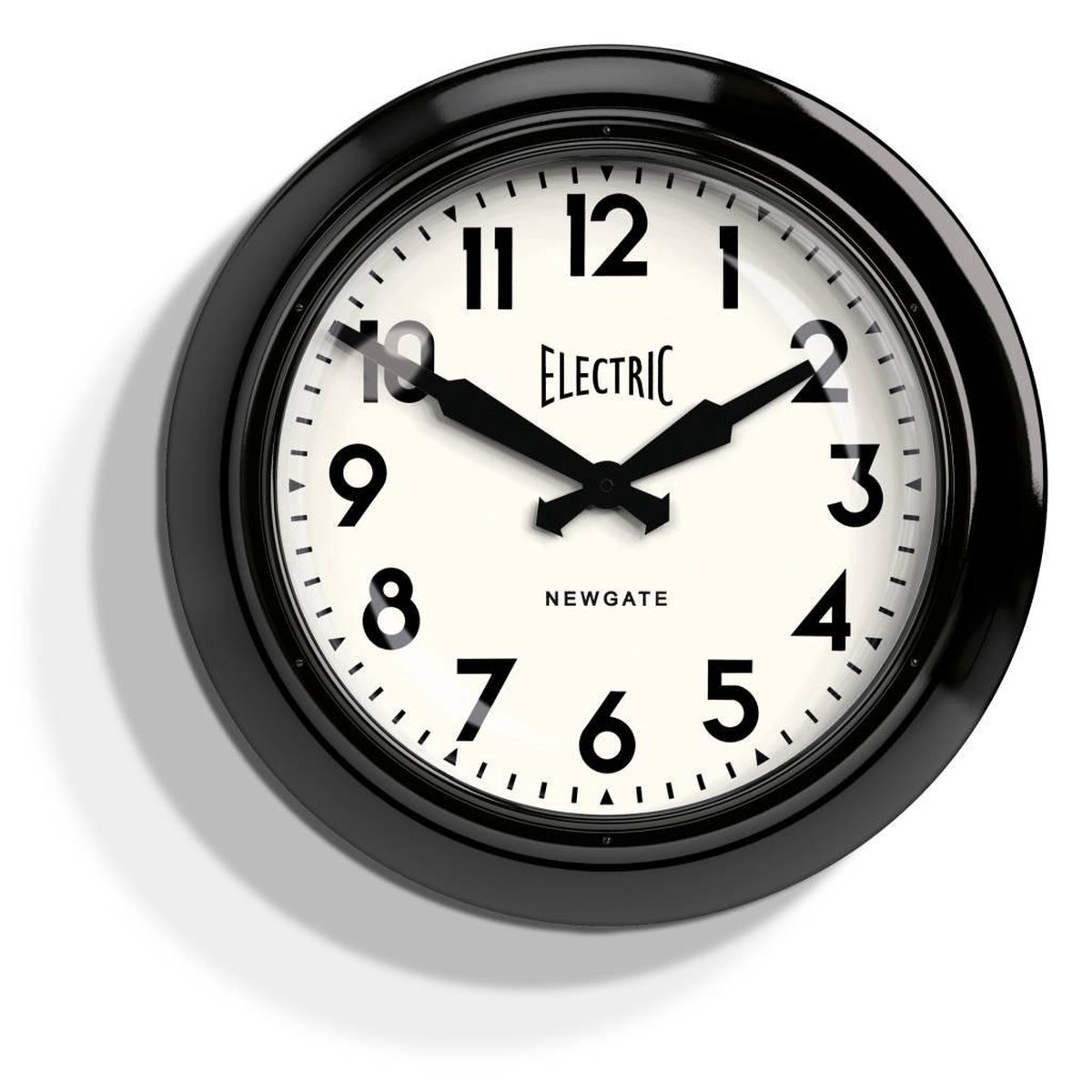 Bolcom Newgate The Large Electric Wandklok Zwart