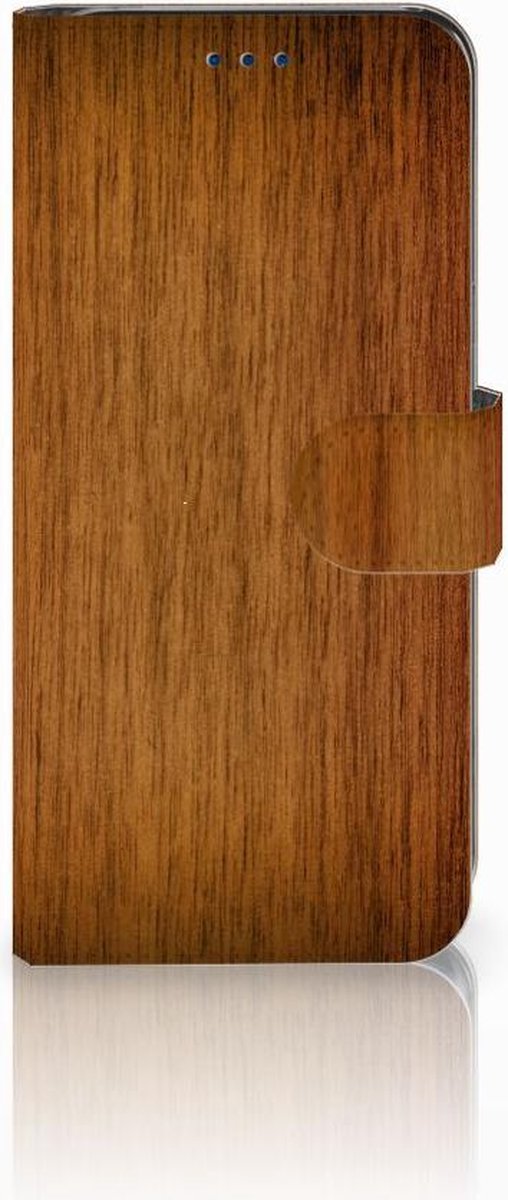 Samsung Galaxy S8 Book Style Case Donker Hout