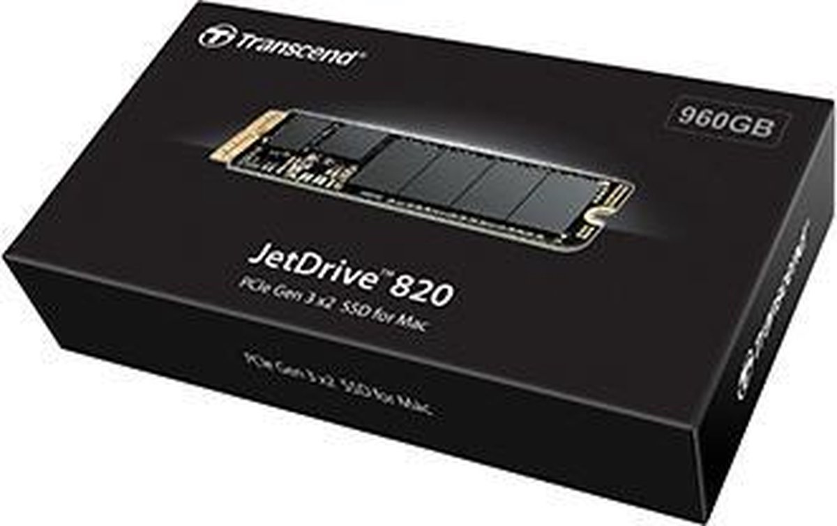 Transcend JetDrive 820 - Solid state drive - 960 GB - intern - PCIe-kaart