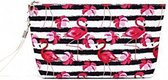 Toilettas Flamingo stripe