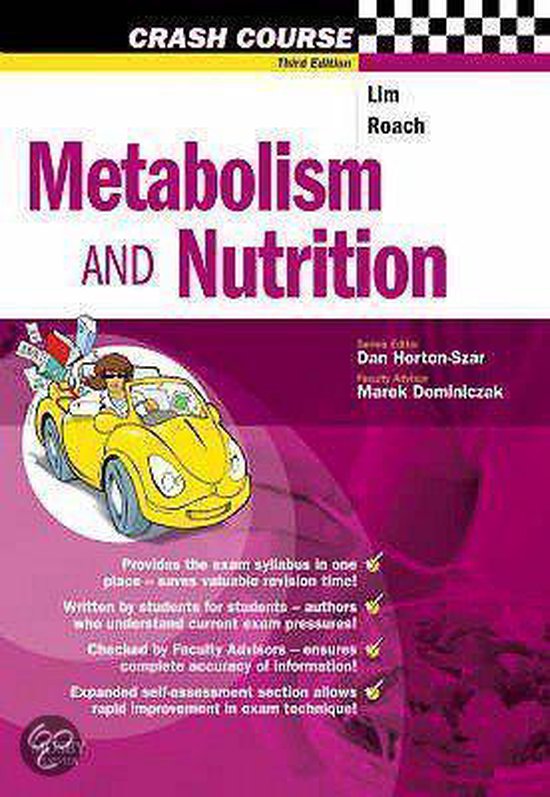 Crash Course Metabolism and Nutrition 9780723434313 Ming Yeong Lim