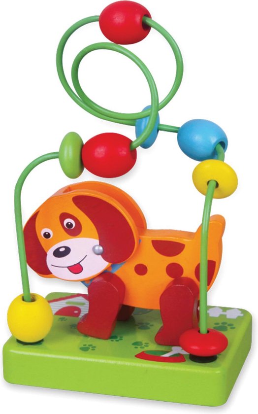 Afbeelding van het spel Viga Toys - Mini Kralenframe - Hond