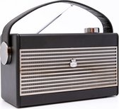 GPO DARCYBLA - Draagbare radio in retro style - Zwart