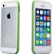 Rock TPU Combo Bumper iPhone 5(s)/SE - Groen/Wit