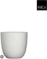 Mica Decorations- Binnenpot Rond ES/19 TUSCA H20D22.5 - Wit Mat