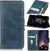 Zakelijke Book Case Telefoonhoesje voor Oppo A72 - Blauw
