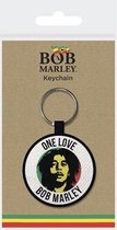 Bob Marley - One Love - Stoffen sleutelhanger