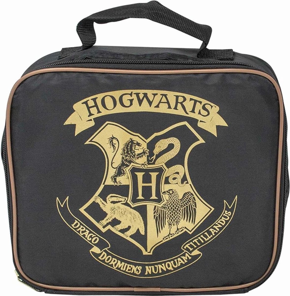 Harry Potter Gryffindor Black Termo Lunch Bag