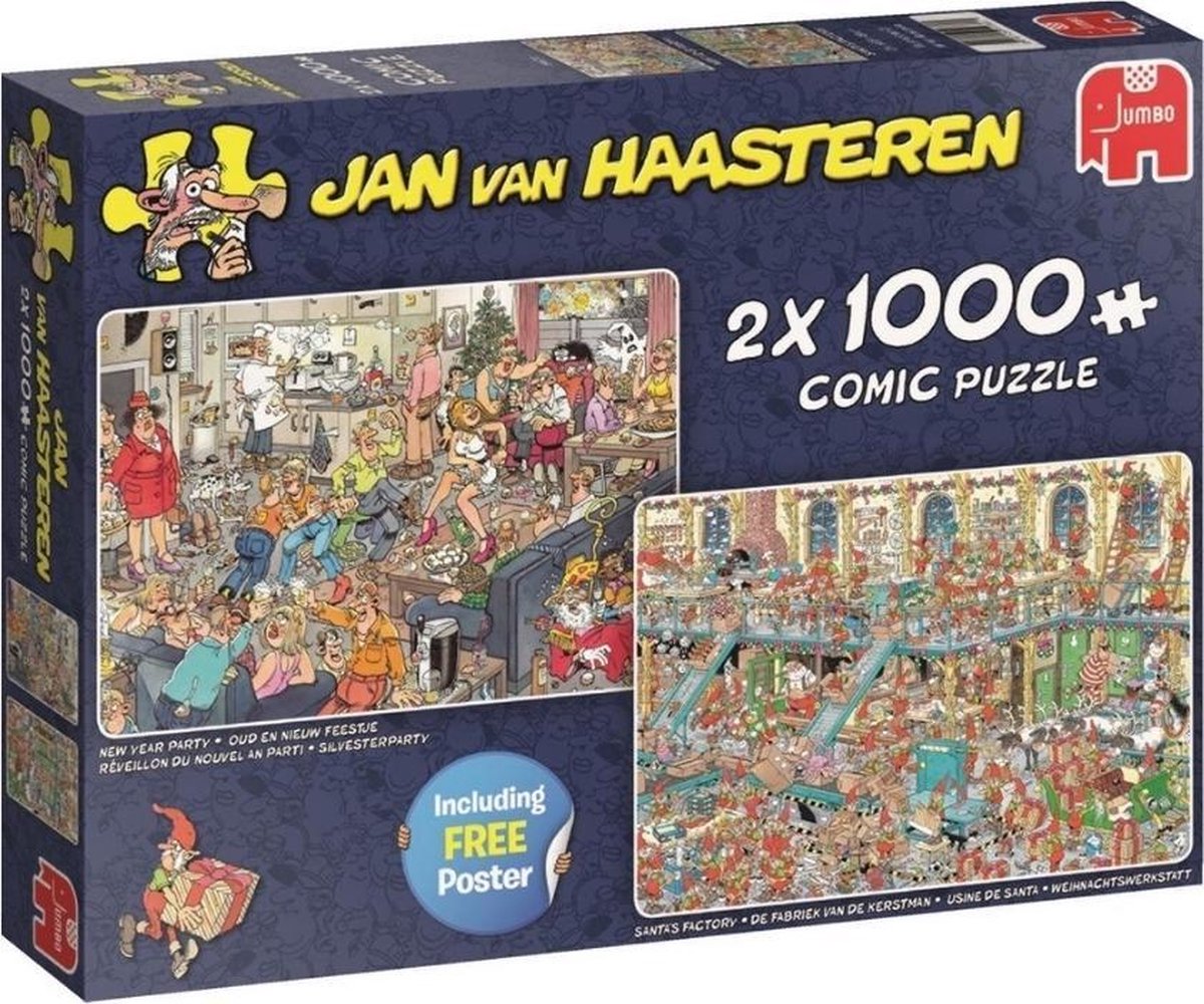Jan van Haasteren - Koningsdag 1000 Stuks & Oud en Nieuw Feestje en De  Fabriek van de... | bol.com