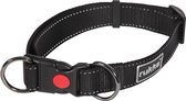 RukkaPets - Verstelbare Hondenhalsband - Zwart- Large