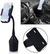 Universele Telefoon Houder Met Bevestiging In De Bekerhouder - Auto - Flexibel - Regelbare Standen