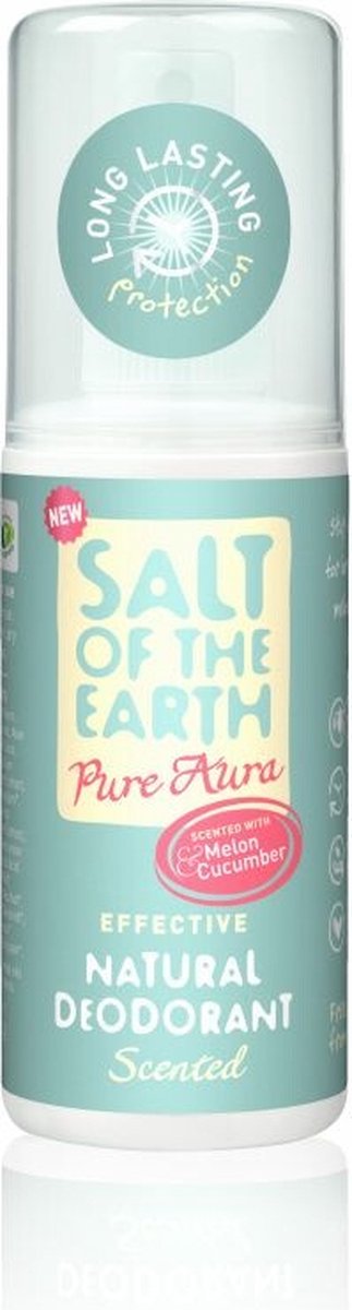 Salt of The Earth Pure Aura Melon & Cucumber Spray Deo 100ml