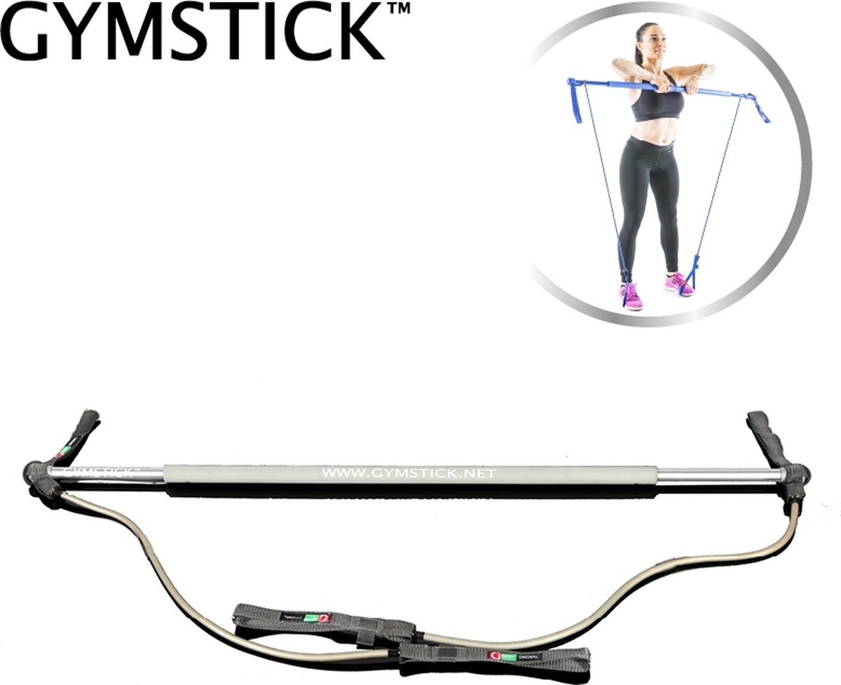 Gymstick Original 2.0., Extra Strong, Weerstandstraining in huis 1-25 kg - weerstandstube, weerstandsstok, resistance training