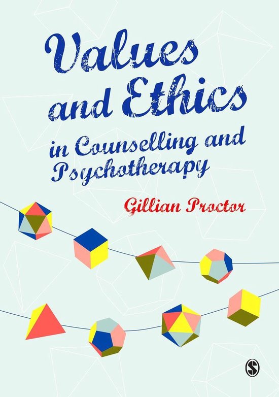 Values & Ethics in Counselling and Psychotherapy - cover