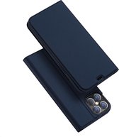 Hoesje geschikt voor iPhone 12 Pro Max - Dux Ducis Skin Pro Book Case - Donker Blauw