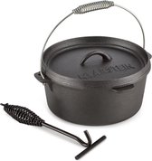 Hotrod Dutch Oven BBQ-Pot Gietijzer zwart