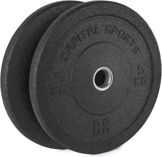 Yes4All Plaques de poids en fonte de 1 pouce pour haltères – Plaques de disque de poids standard (20 lb, simple