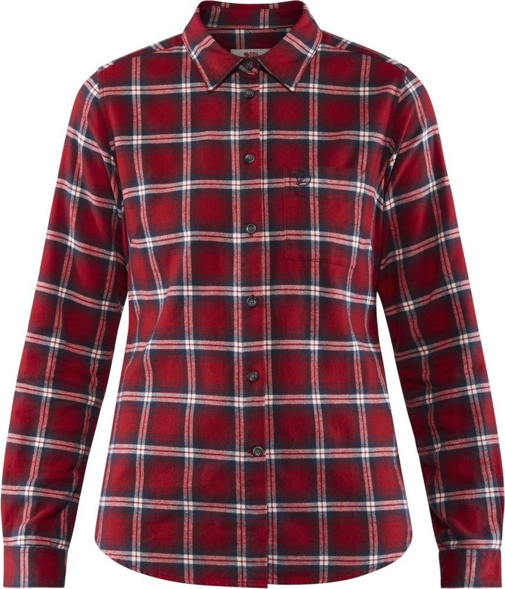 Fjallraven Övik Flannel Shirt W Dames Outdoorblouse - Maat M