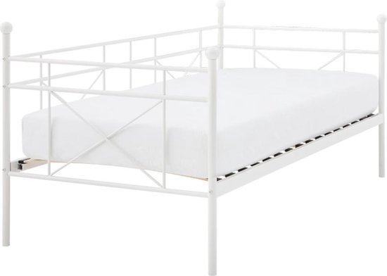 Maxi Bedbank Milano - 90 x 200 cm - wit