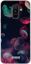 Samsung Galaxy A6 Plus (2018) Hoesje Transparant TPU Case - Jellyfish Bloom #ffffff